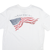 NAUTICA Mens T-Shirt White USA XS