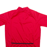 ALIVE Mens Jersey Red 1/4 Zip M