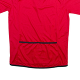ALIVE Mens Jersey Red 1/4 Zip M