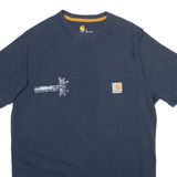 CARHARTT Mens T-Shirt Blue S