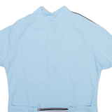 ADIDAS Mens Jersey Blue 1/4 Zip L