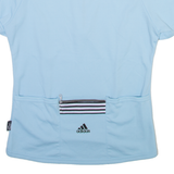 ADIDAS Mens Jersey Blue 1/4 Zip L