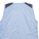 LOFFLER Mens Jersey Blue Sleeveless 1/4 Zip M