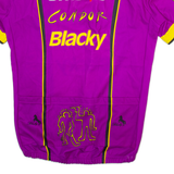 BLACKY Mens Jersey Purple 1/4 Zip L