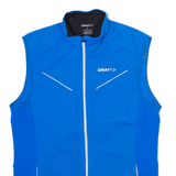 CRAFT Full Zip Mens Jersey Blue Sleeveless M