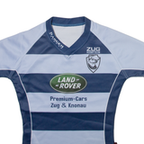 BADGER RUGBY UK Womens Jersey Blue V-Neck S