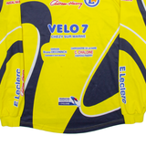 DIFFUSPORT Mens Jersey Yellow Long Sleeve V-Neck XS