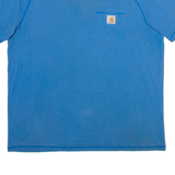 CARHARTT Mens T-Shirt Blue XL