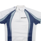 BRUNEX Mens Jersey White 1/4 Zip M