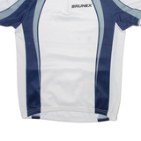 BRUNEX Mens Jersey White 1/4 Zip M