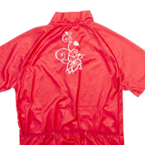 CRANE Womens Jersey Red 1/4 Zip S