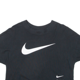 NIKE Cropped Womens T-Shirt Black M