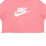 NIKE Loose Fit Cropped Womens T-Shirt Pink M