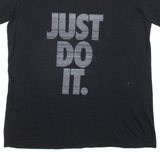 NIKE Womens T-Shirt Black XL