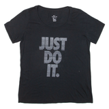 NIKE Womens T-Shirt Black XL