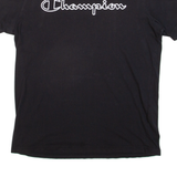 CHAMPION Mens T-Shirt Black M