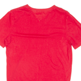 TOMMY HILFIGER Womens T-Shirt Red USA S