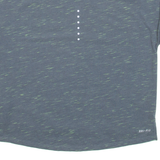 NIKE Womens T-Shirt Blue XS