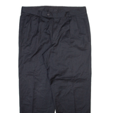 Mens Trousers Grey Relaxed Tapered W36 L30