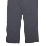 MAMMUT Detachable Legs Womens Trousers Grey Relaxed Straight W34 L31