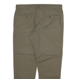ESPRIT Mens Trousers Green Relaxed Tapered W36 L29