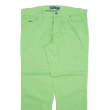 JOHN ASHFIELD Mens Trousers Green Regular Straight W38 L29