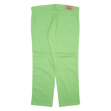 JOHN ASHFIELD Mens Trousers Green Regular Straight W38 L29