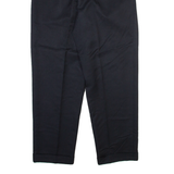 TZIACCO Mens Trousers Black Relaxed Tapered W30 L28