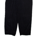 LE COLLEZIONI STRUCTURE Womens Corduroy Trousers Blue Relaxed Tapered W36 L28