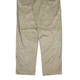 TASSO ELLA Mens Corduroy Trousers Beige Regular Straight W34 L32