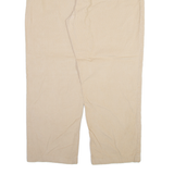 TOMMY HILFIGER Mens Corduroy Trousers Cream Regular Straight W40 L29
