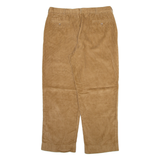 SCANDIA WOODS Mens Corduroy Trousers Beige Relaxed Straight W34 L28