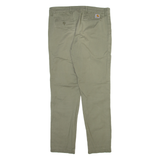CARHARTT Mens Trousers Grey Slim Straight W32 L32