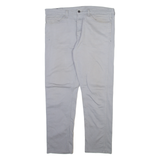 LEVI'S 508 Mens Trousers Grey Slim Straight W36 L29