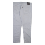 LEVI'S 508 Mens Trousers Grey Slim Straight W36 L29