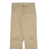 CARHARTT Mens Trousers Beige Relaxed Straight W30 L32