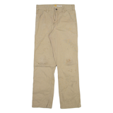 CARHARTT Mens Trousers Beige Relaxed Straight W30 L32