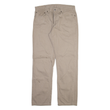 LEVI'S 559 Mens Trousers Beige Regular Straight W36 L34