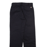 DICKIES Mens Trousers Black Regular Straight W30 L32