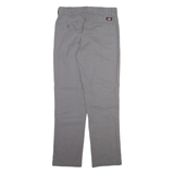DICKIES Mens Trousers Grey Slim Tapered W32 L32