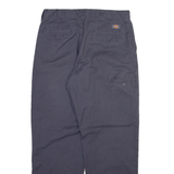 DICKIES Mens Trousers Grey Regular Straight W32 L30