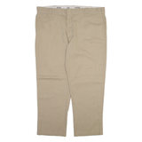 DICKIES 874 Workwear Mens Trousers Beige Regular Straight W42 L29