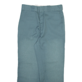 DICKIES Womens Trousers Blue Regular Straight W29 L26