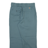 DICKIES Womens Trousers Blue Regular Straight W29 L26