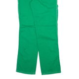 DICKIES Carpenter Womens Trousers Green Regular Straight W26 L31
