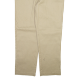 DICKIES Mens Trousers Beige Slim Straight W42 L32