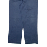 DICKIES Mens Trousers Blue Regular Straight W34 L29