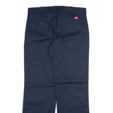 DICKIES 774 Womens Trousers Blue Regular Straight W32 L31