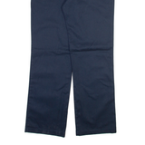 DICKIES 774 Womens Trousers Blue Regular Straight W32 L31