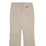 DICKIES Womens Trousers Beige Regular Bootcut W30 L31